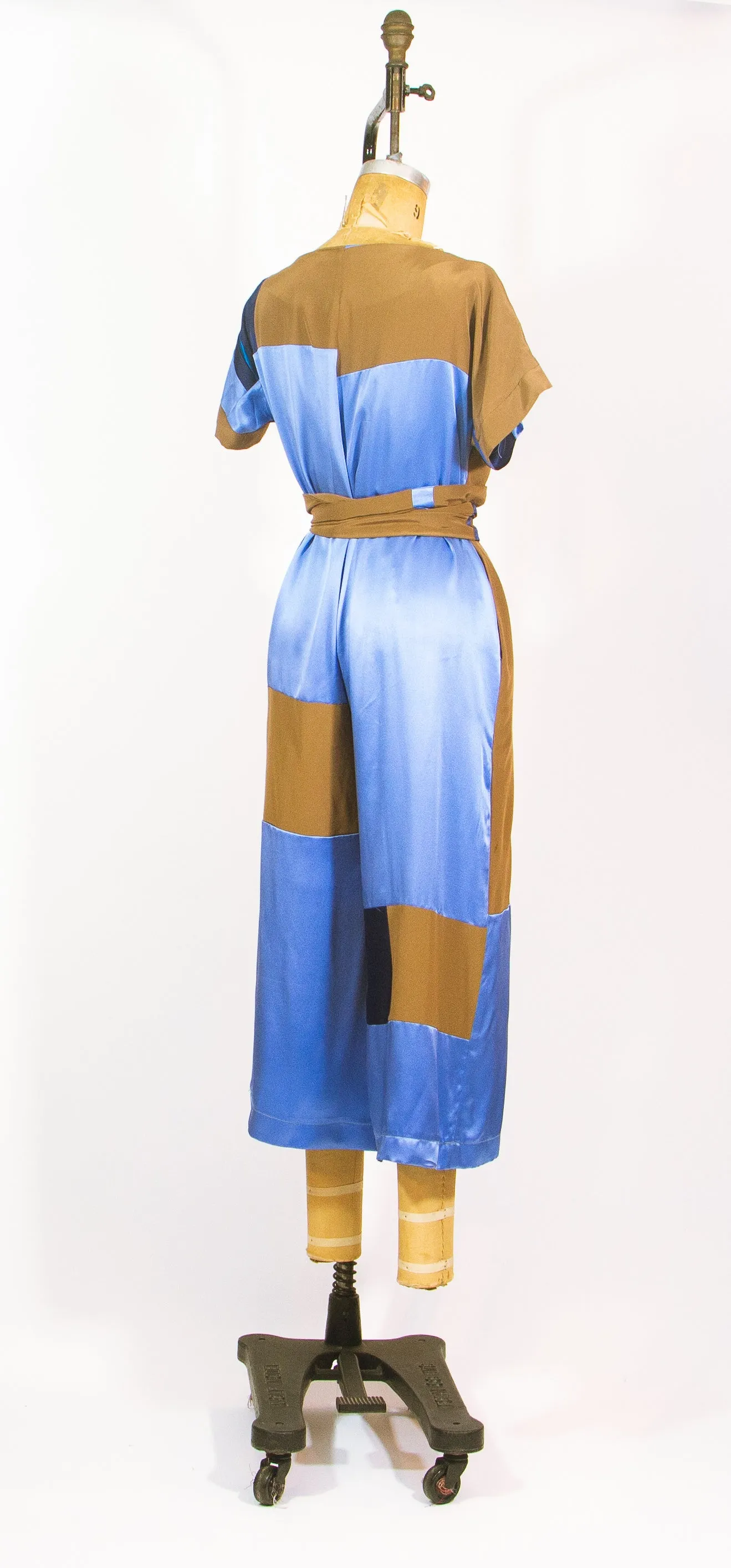 Patchwork Silk Jumpsuit