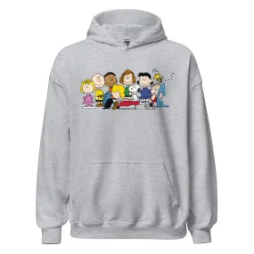 Peanuts Gang Piano Adult Hoodie