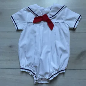 Petit Ami Sailor Bubble Romper