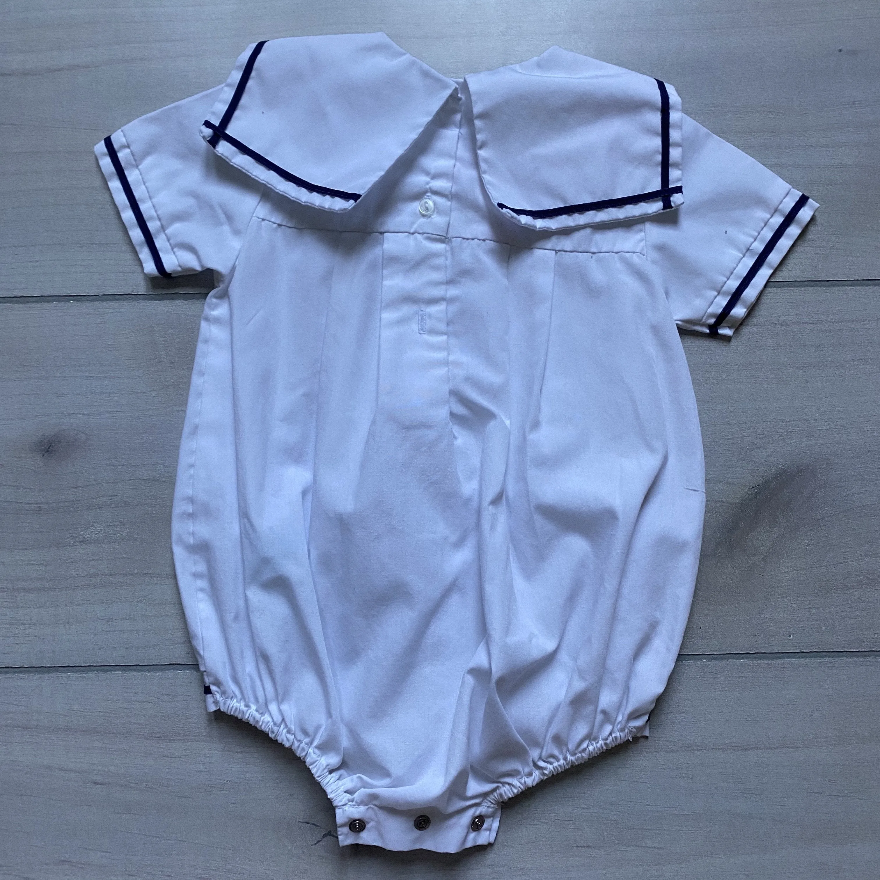 Petit Ami Sailor Bubble Romper