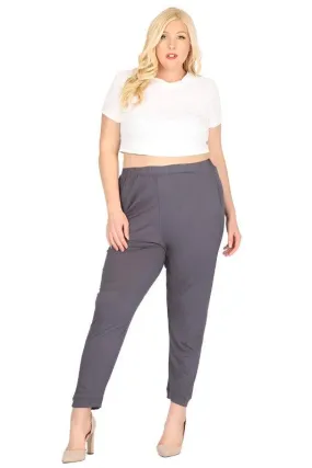 Plus Size High Waist Loose Fit Pants