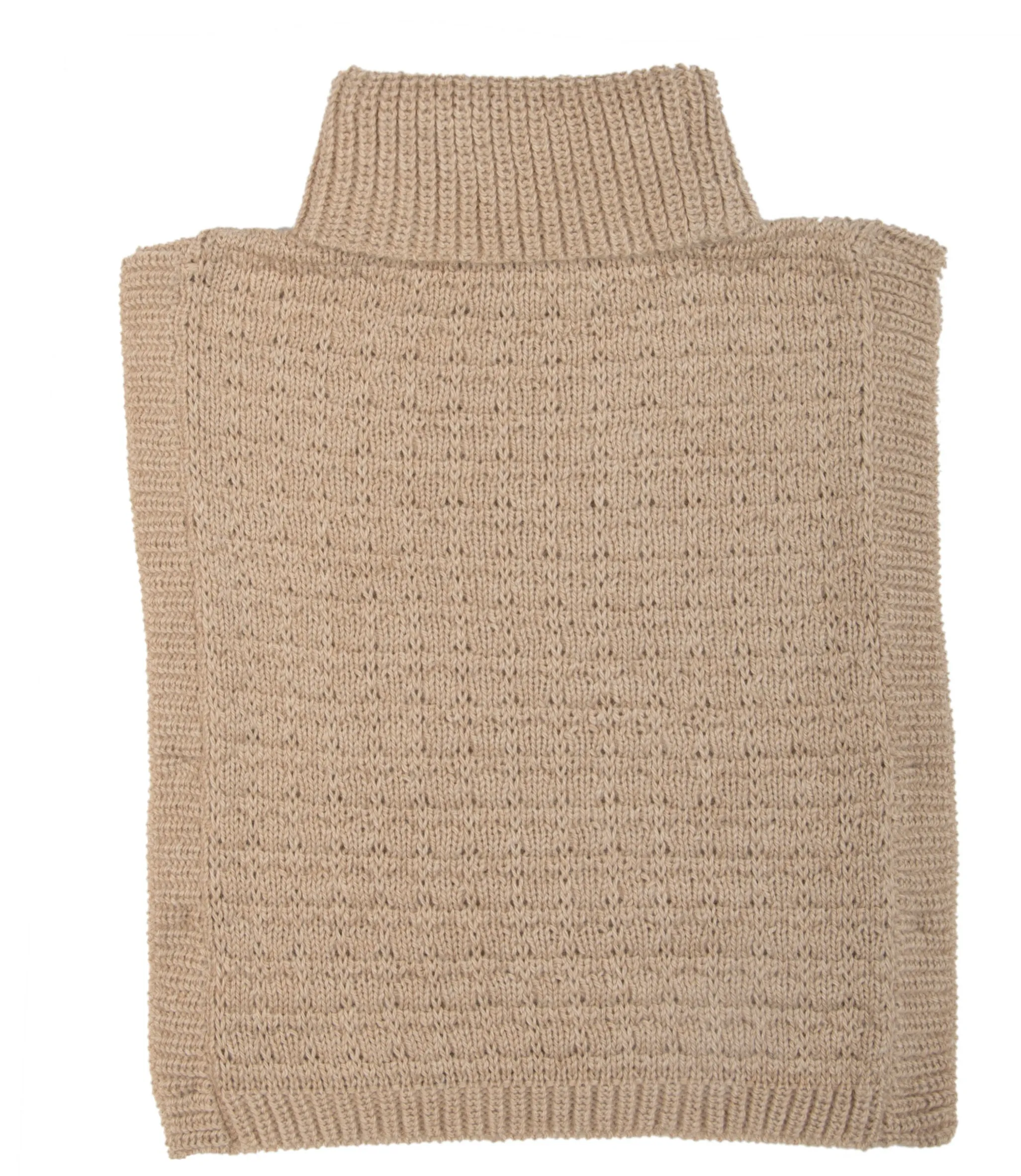 Poncho sweater beige