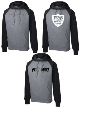 PRO IMPACT RAGLAN HOODIE BLACK/GREY