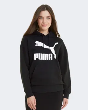 Puma Classics Logo Women Lifestyle Hoody Black 53007401