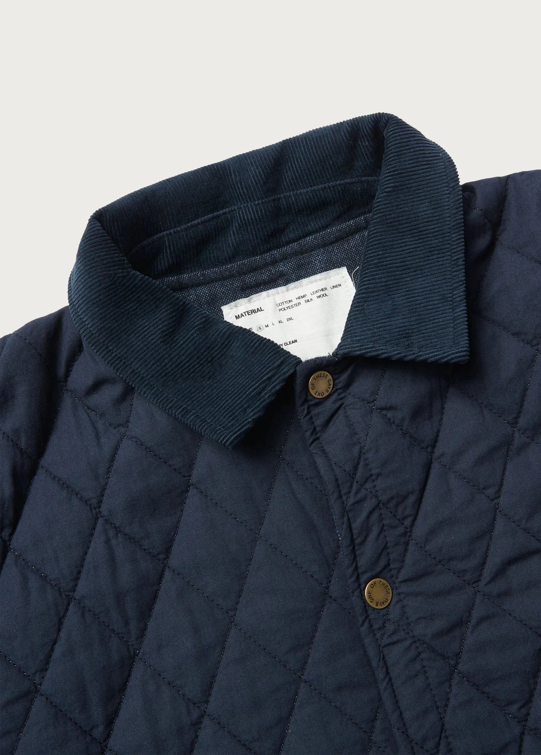 Quilted Jacket | Navy