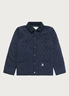 Quilted Jacket | Navy