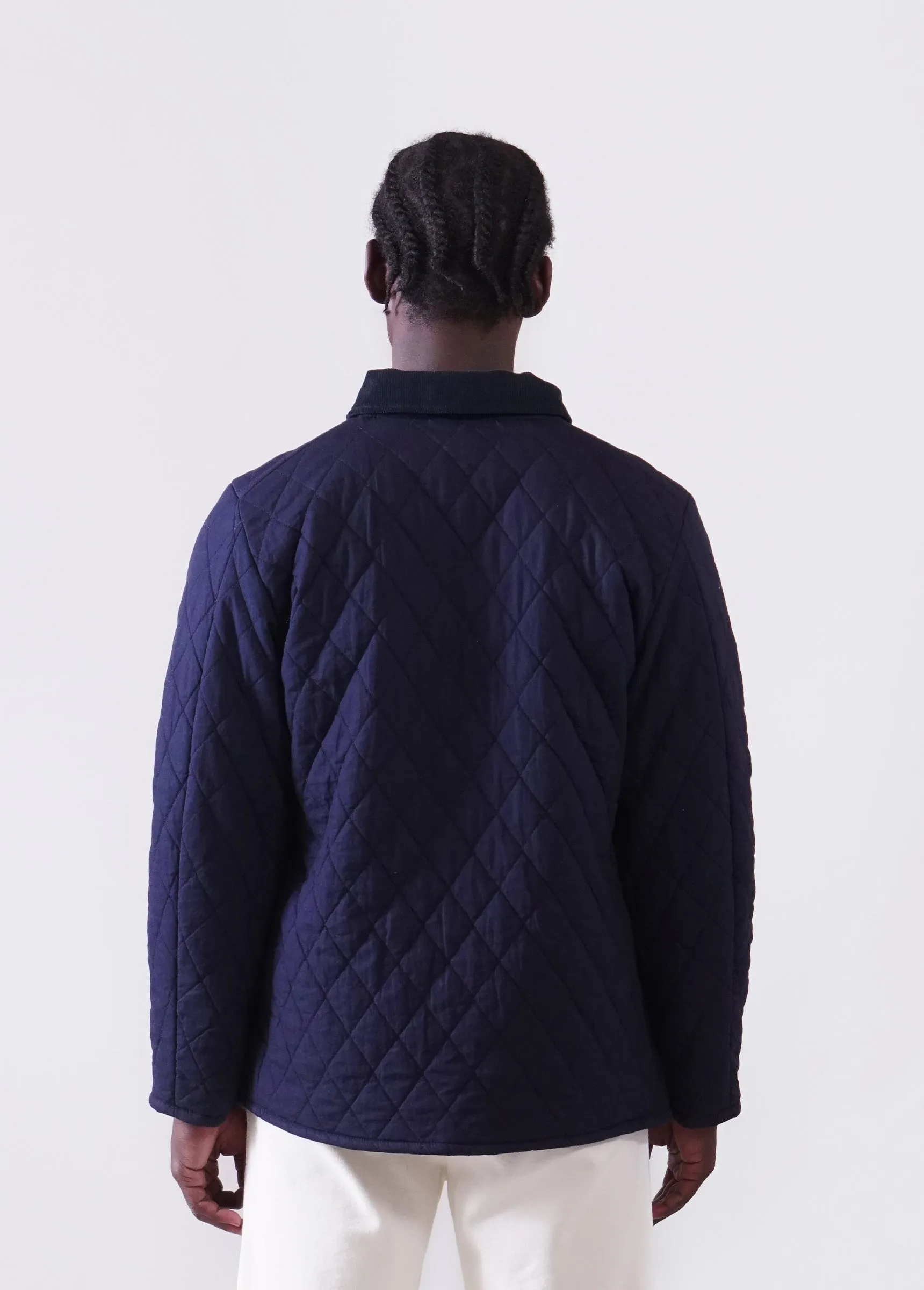 Quilted Jacket | Navy