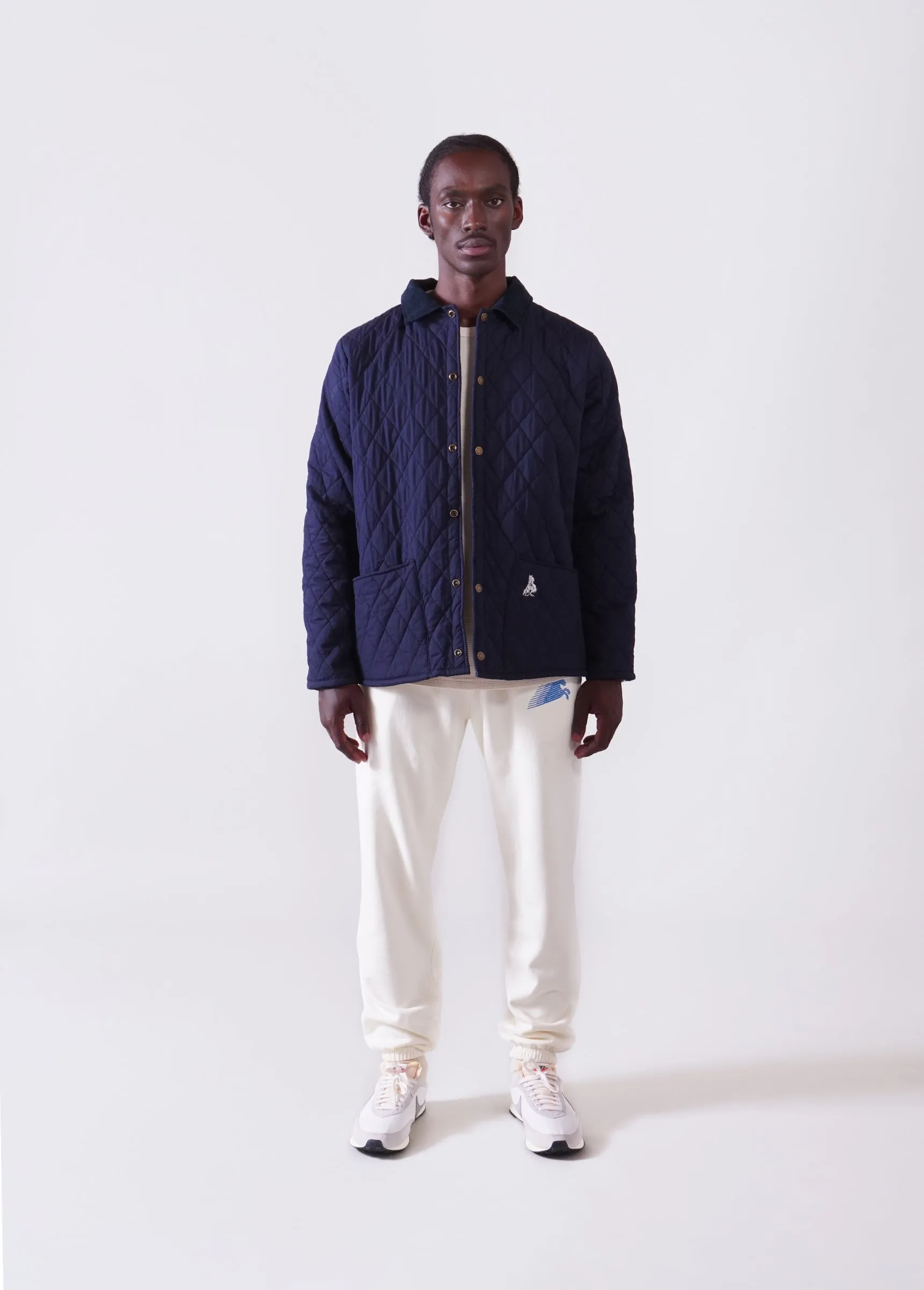 Quilted Jacket | Navy