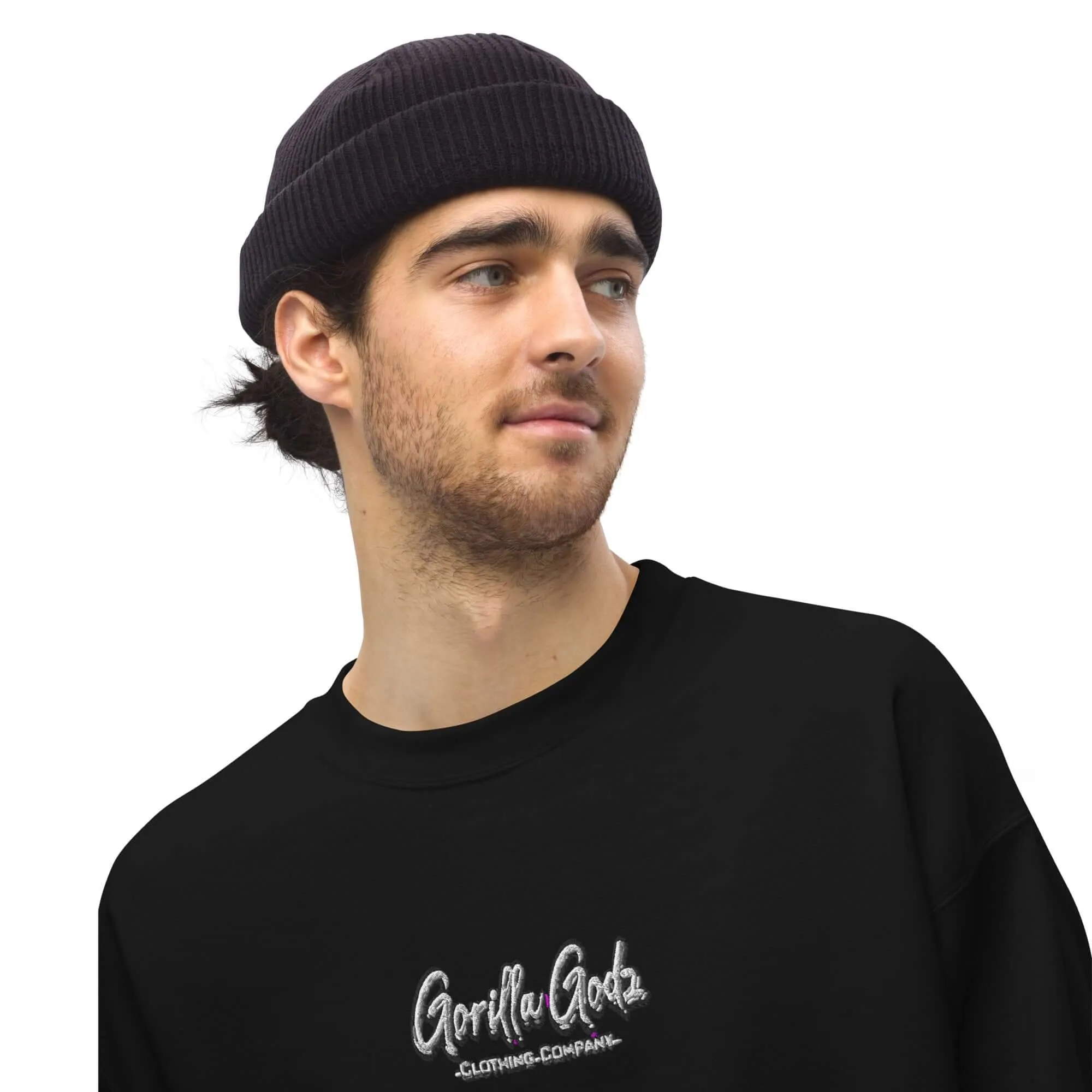 "Gorilla Godz Minimalist" Embroidered Unisex Sweatshirt (Color options available)