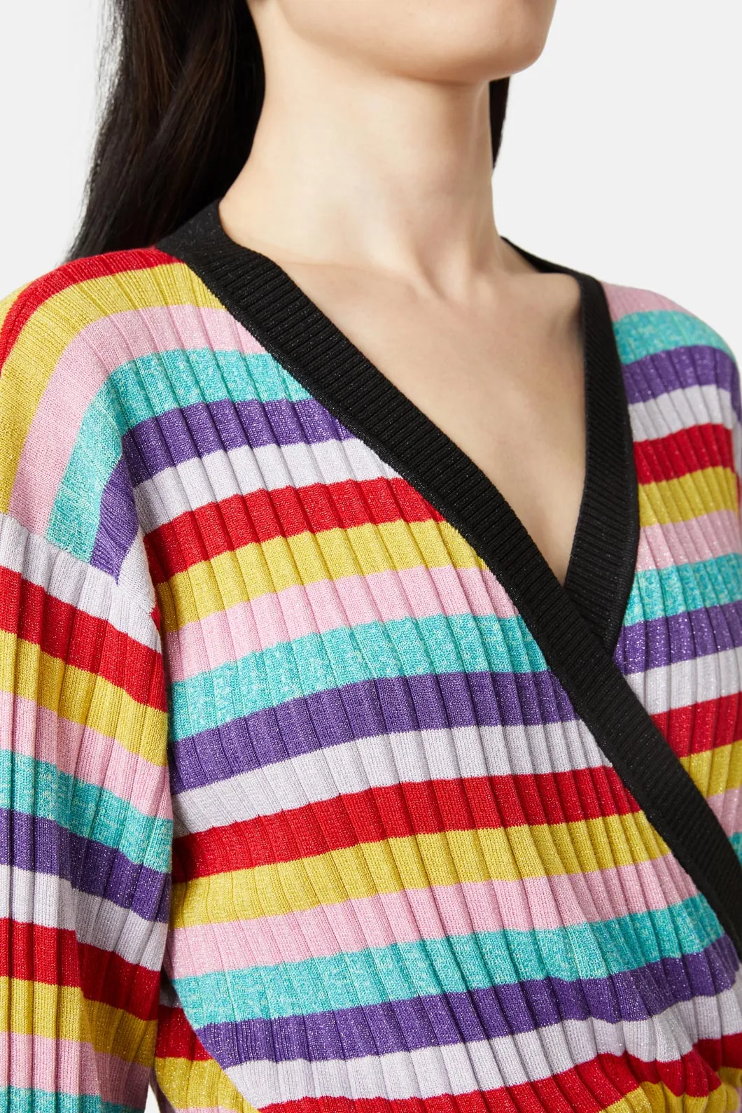 Rainbow Lurex Knit Top