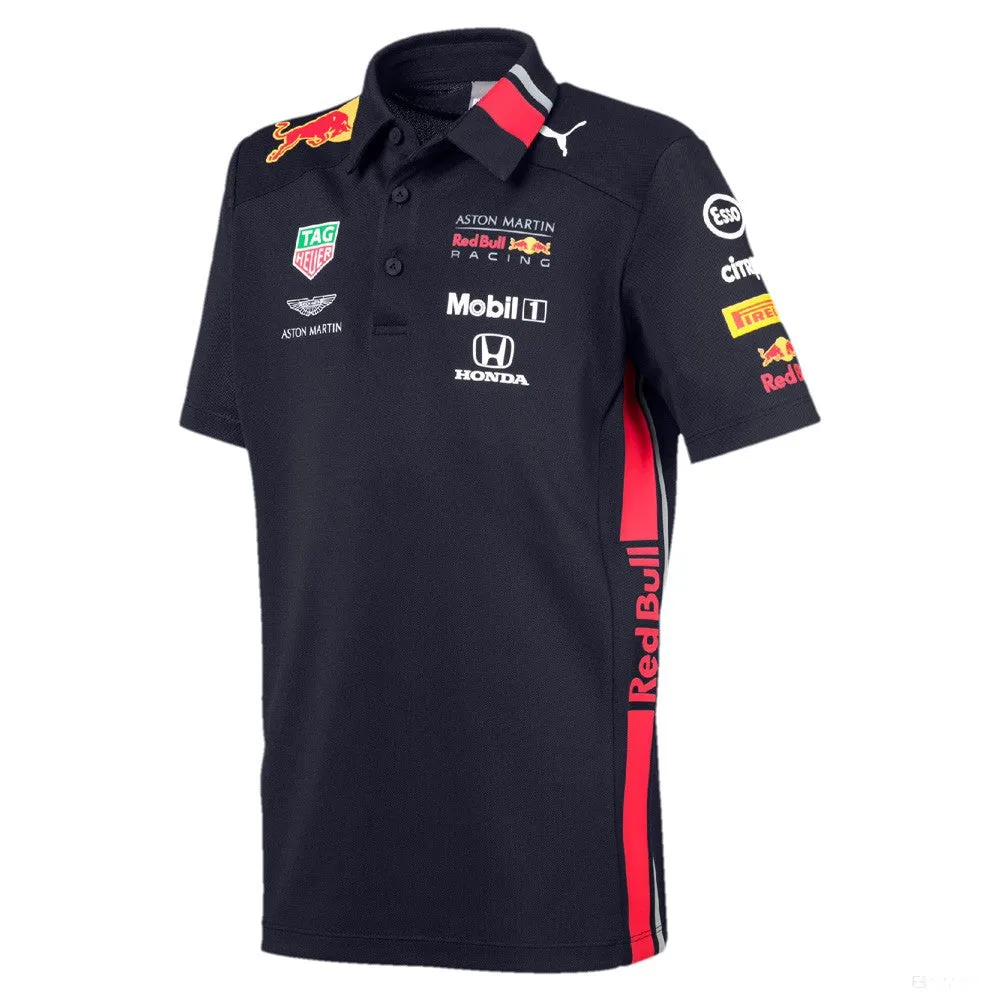 Red Bull Kids Polo, Puma, Team, Blue, 2019