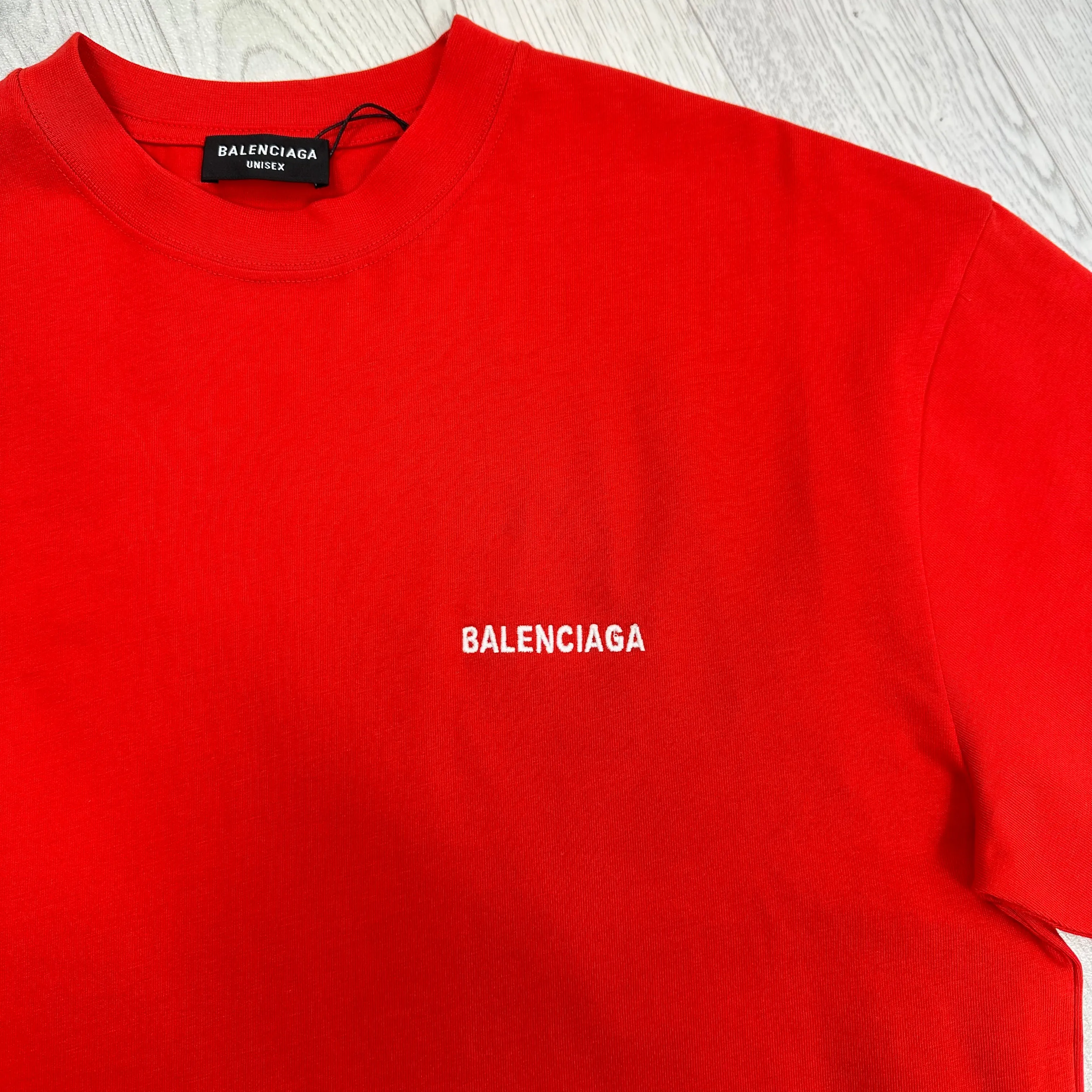 Red Embroidered  T-Shirt.