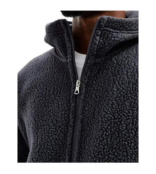 Reigning Champ Polartec Shearling Full Zip Hoody Midnight