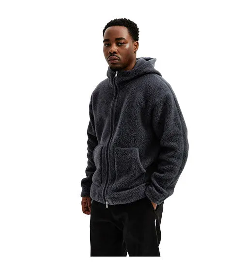 Reigning Champ Polartec Shearling Full Zip Hoody Midnight