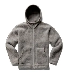 Reigning Champ Polartec Shearling Full Zip Hoody Quarry