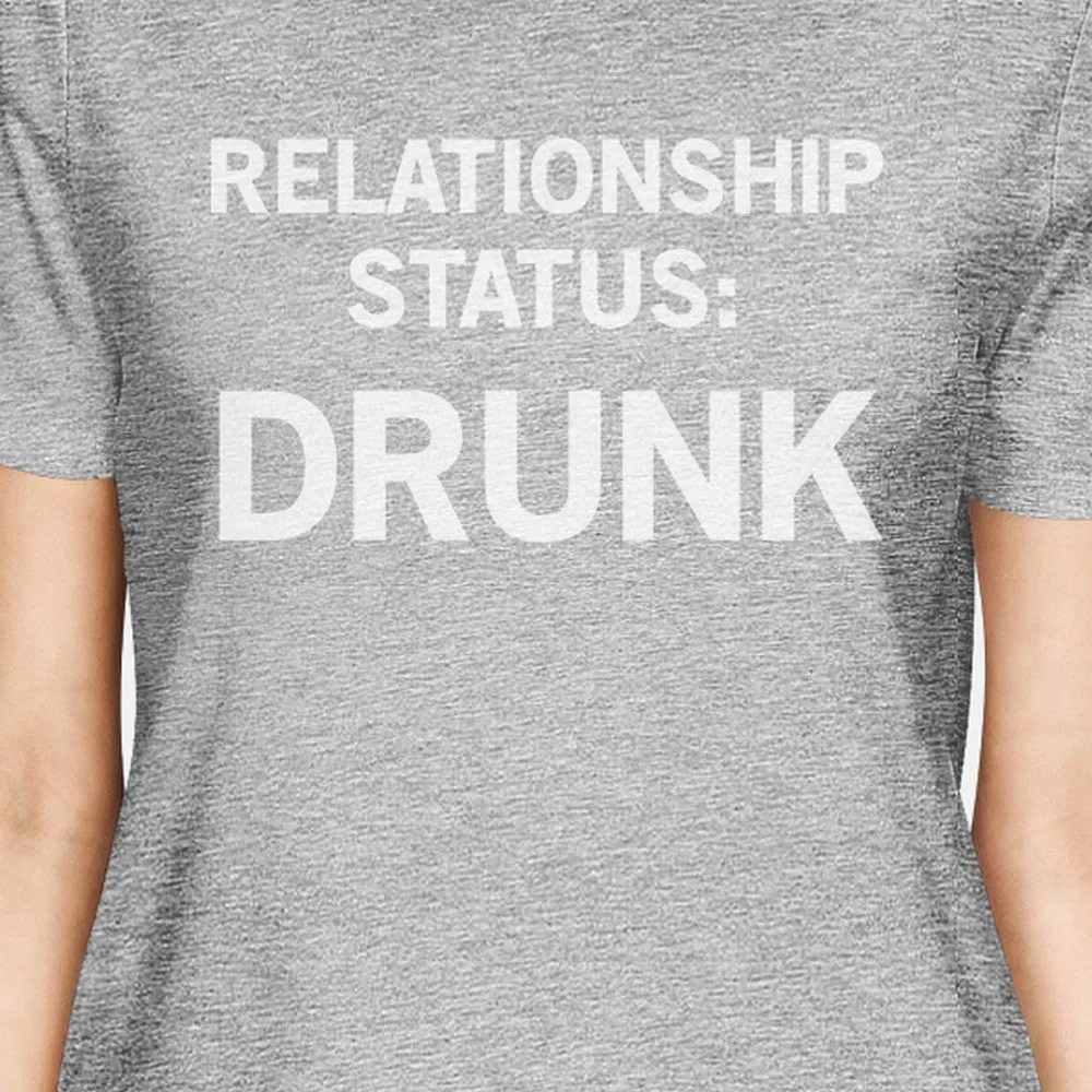 Relationship Status Grey Crewneck Shirt Trendy Design Cute Gifts