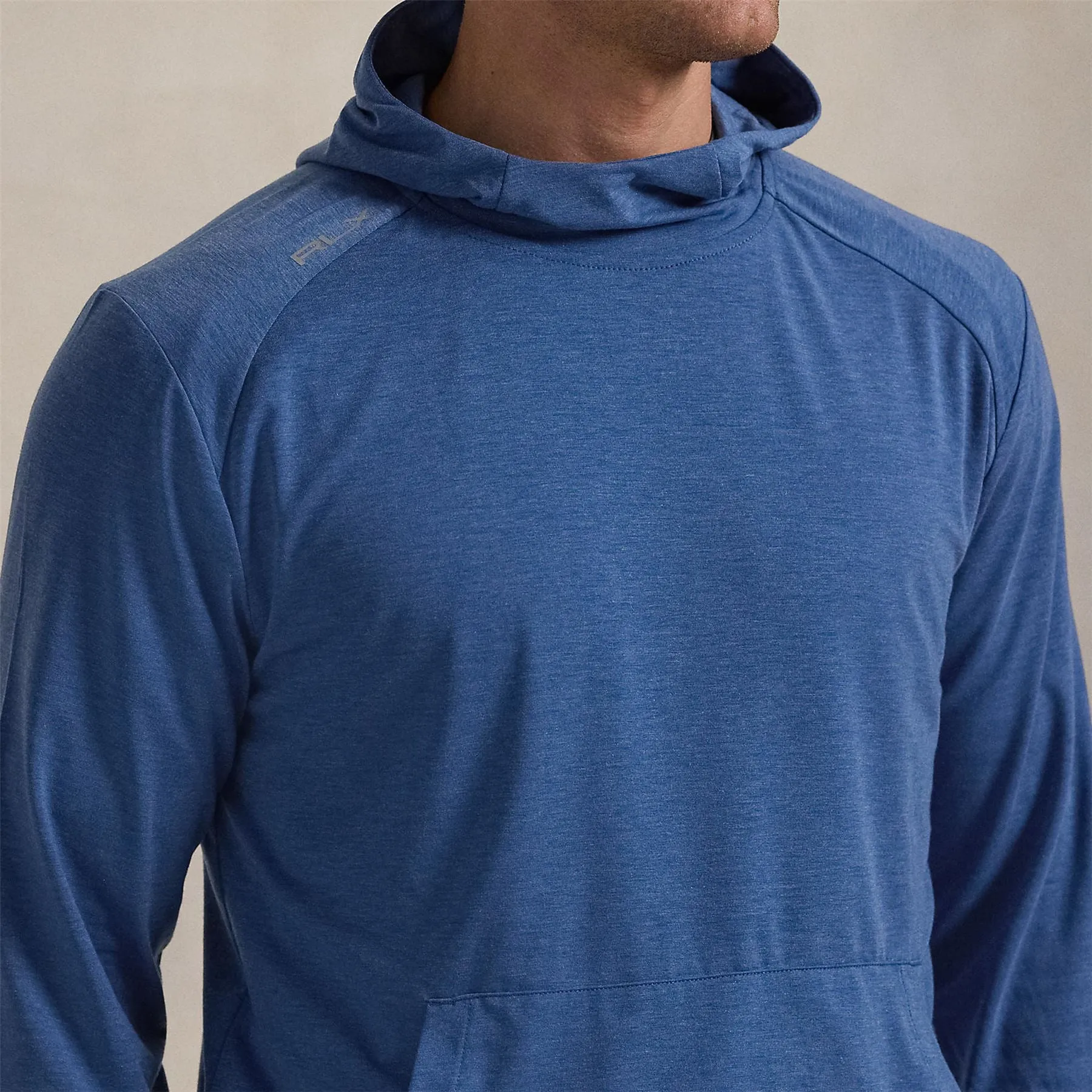 RLX Lounge Jersey Hoodie Fog Blue - AW24