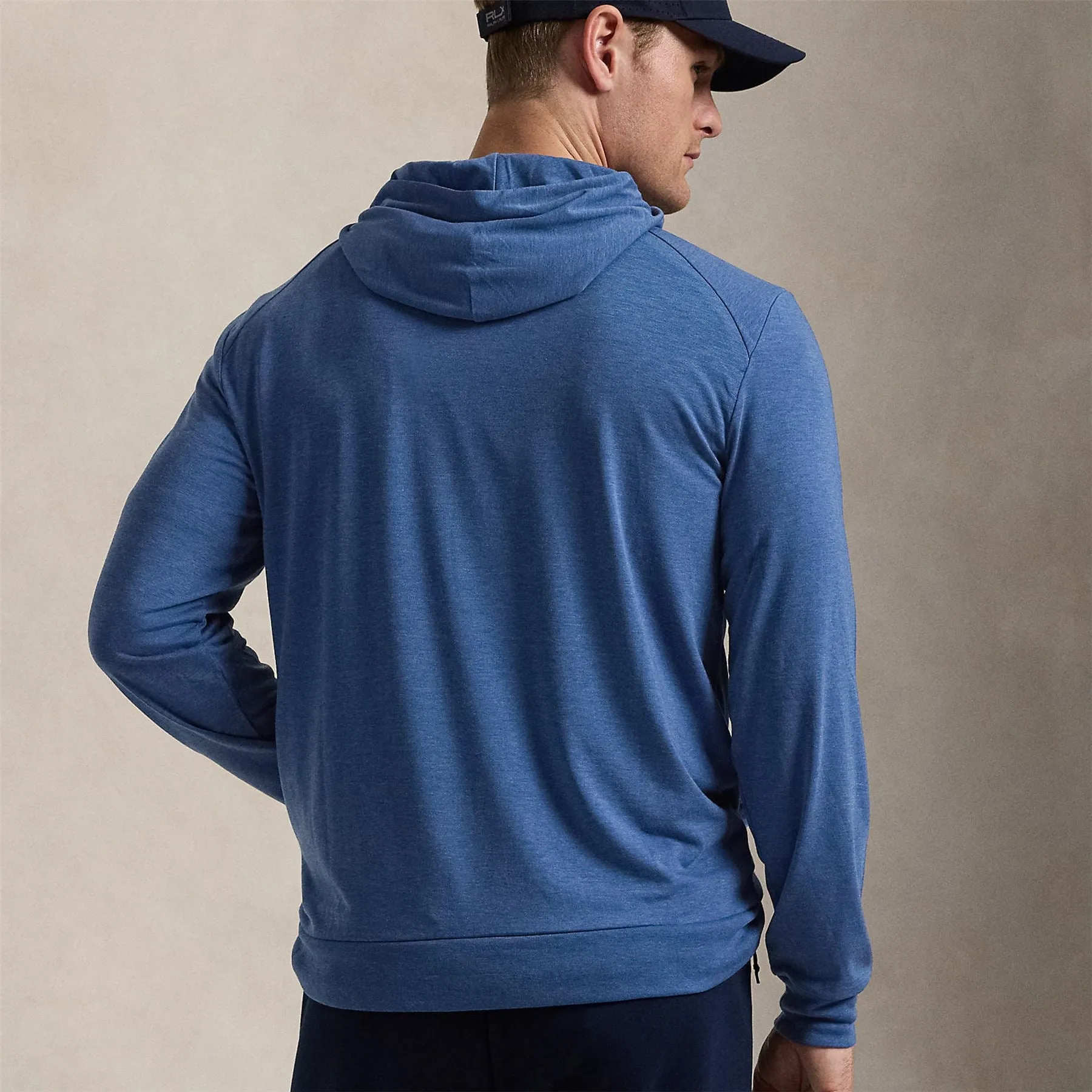 RLX Lounge Jersey Hoodie Fog Blue - AW24