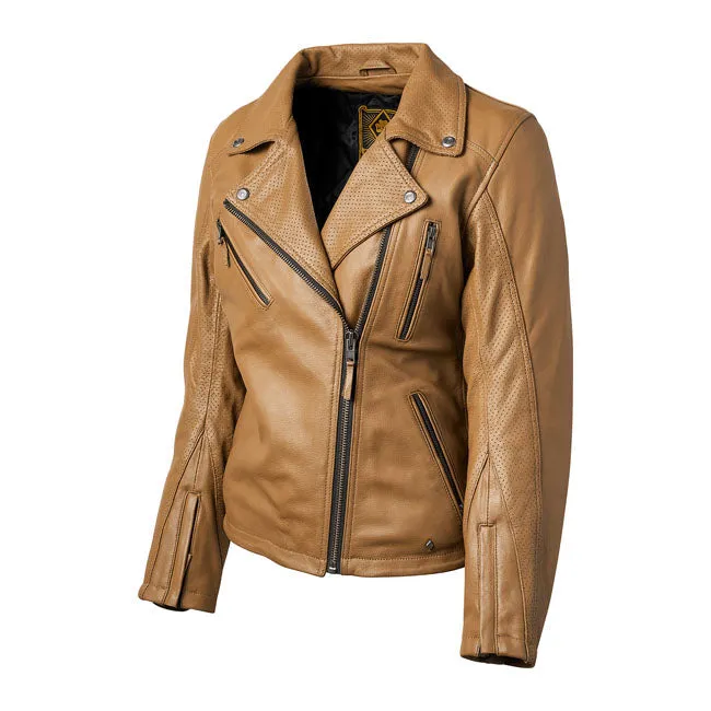 Roland Sands Design Atherton 74 Ladies Jacket Kahlua