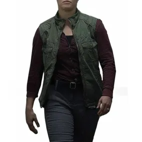 Ronda Rousey Sam Snow Mile 22 Cast Green Vest