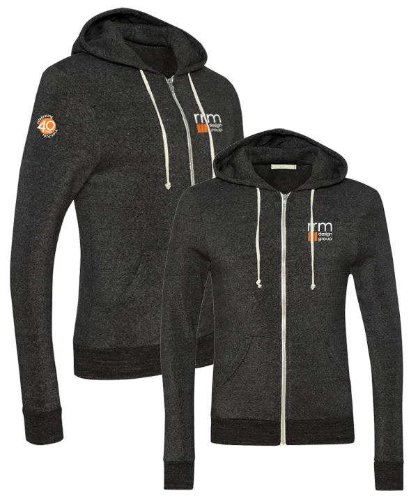 RRM09 - RRM Design Group Unisex Eco Jersey Hoodie