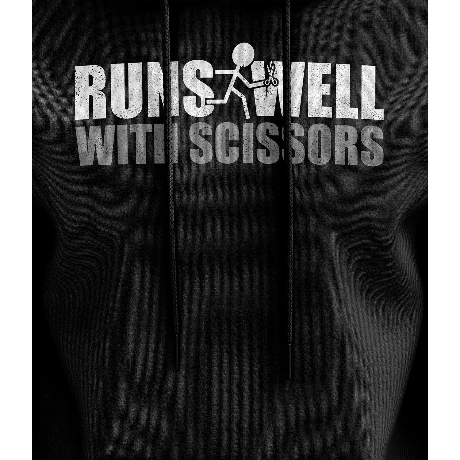 Runs Well With Scissors Hoodie