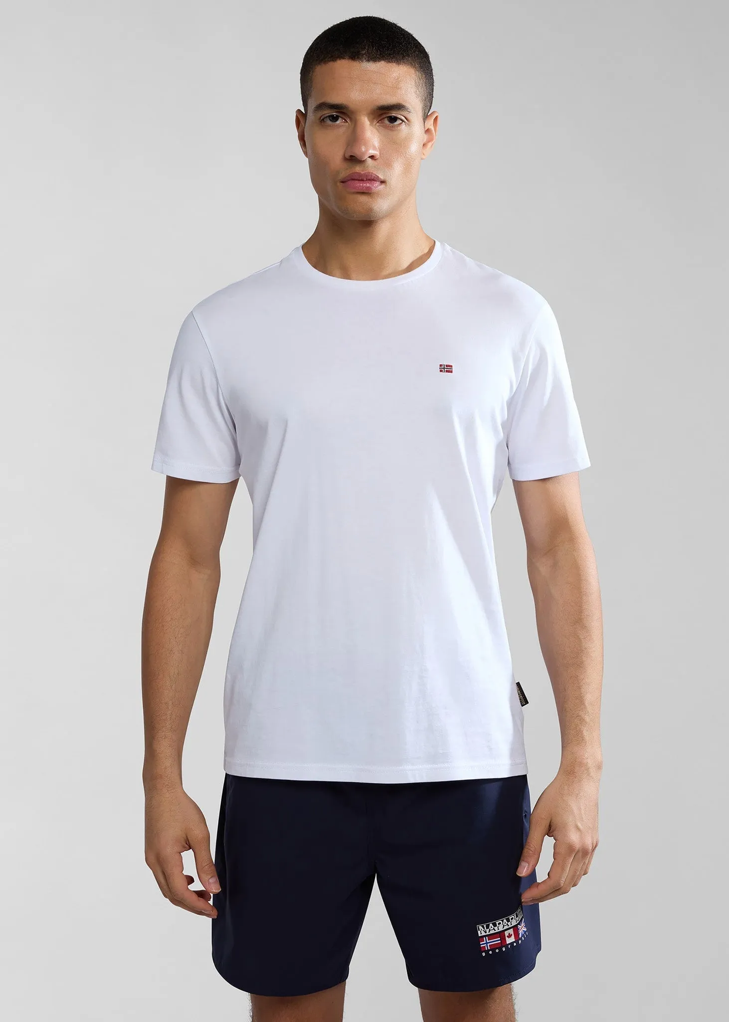 Salis ss sum t-shirt - bright white