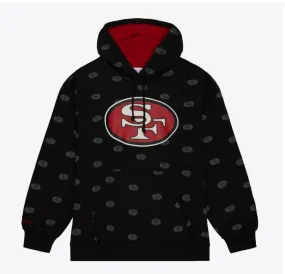 San Francisco 49ers AOP Fleece Hood