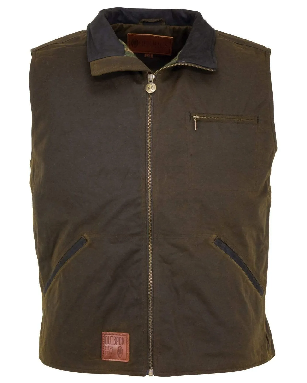 Sawbuck Vest - Brown