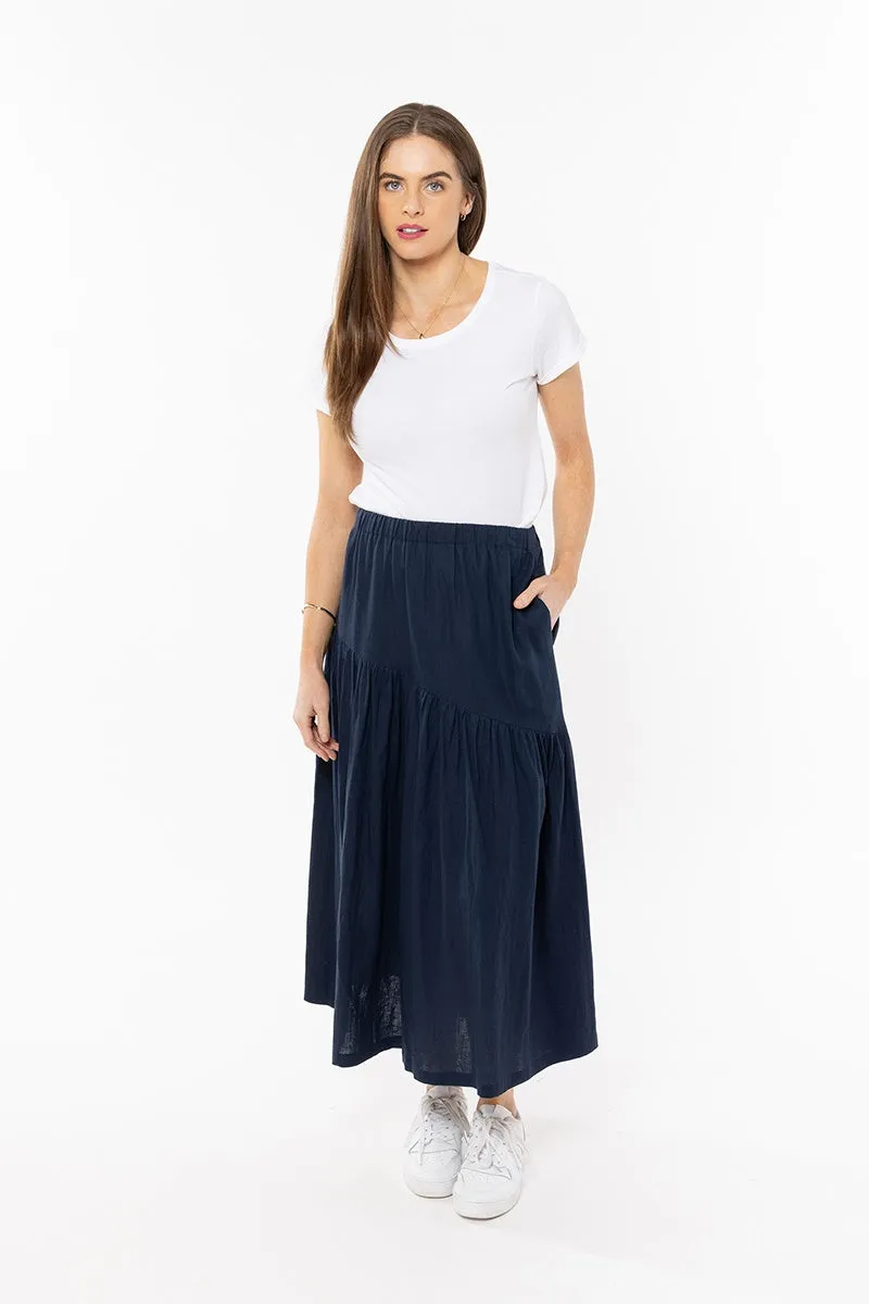 Seeking Lola - Devine Maxi Skirt - Denim