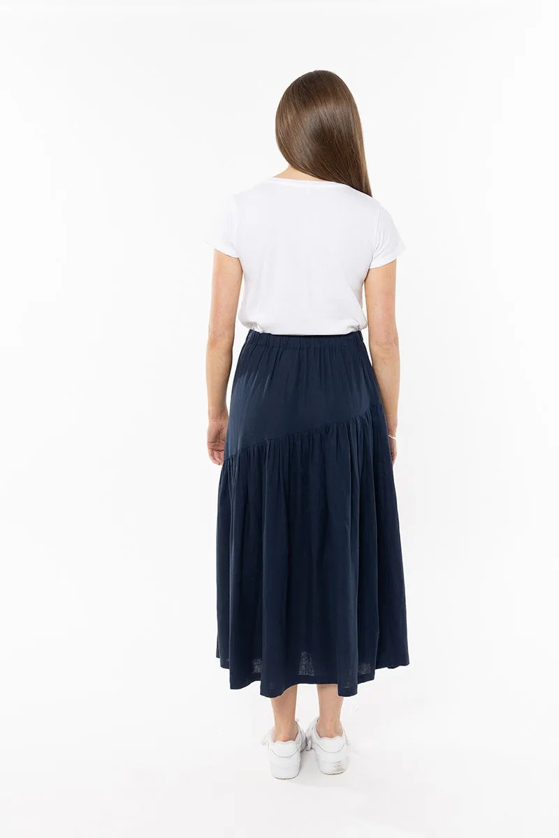 Seeking Lola - Devine Maxi Skirt - Denim