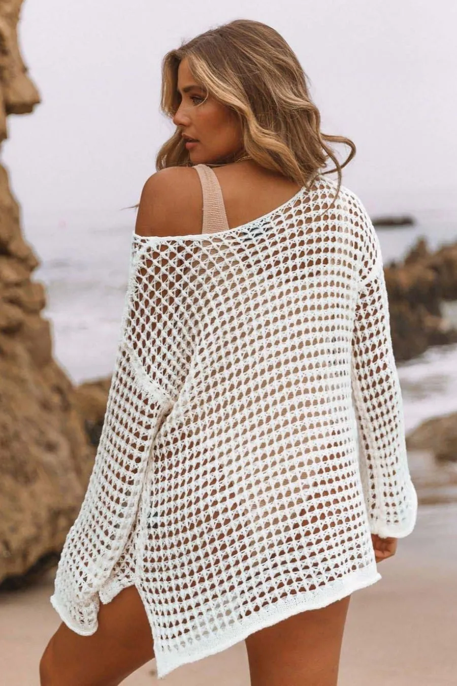 Sexy Knit Crochet Beach Skirt