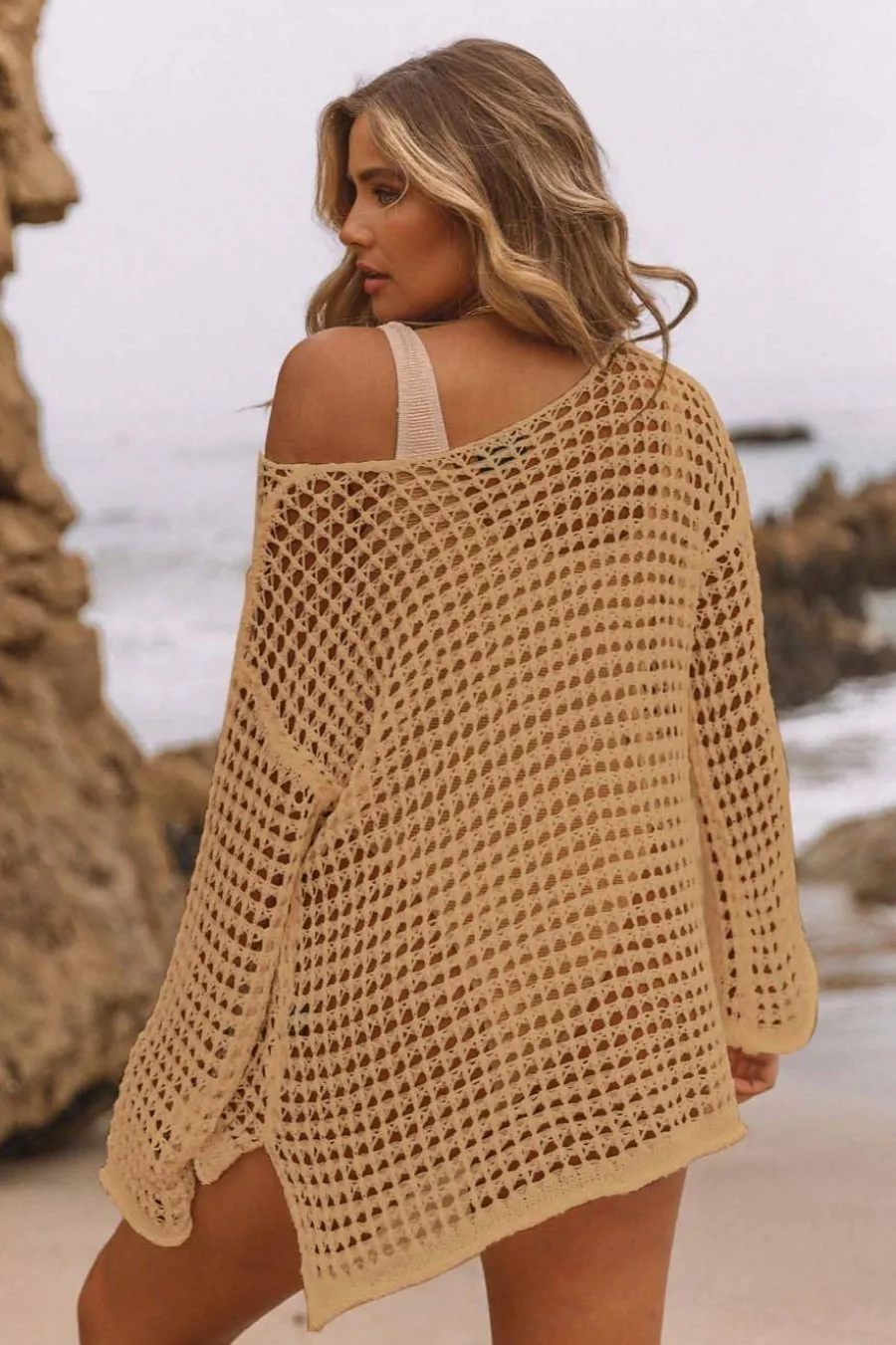 Sexy Knit Crochet Beach Skirt