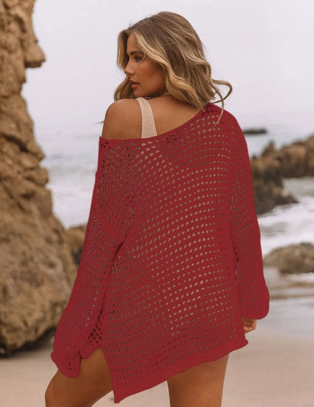 Sexy Knit Crochet Beach Skirt