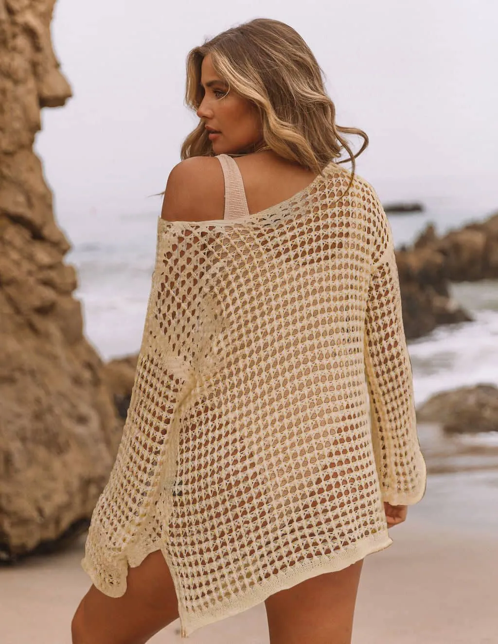 Sexy Knit Crochet Beach Skirt