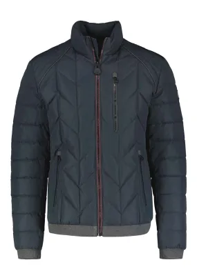 Short Quilted Jacket - Blue Knight