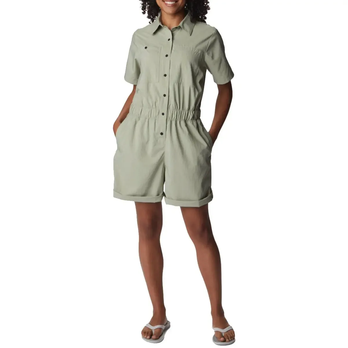 Silver Ridge Utility™ Romper - Safari