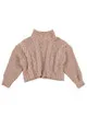 Simply Southern Braid Sweater Tan