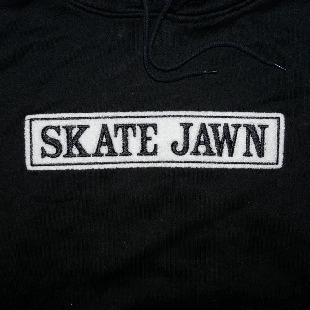 Skate Jawn Fuzzy Cover Box Hoodie Black