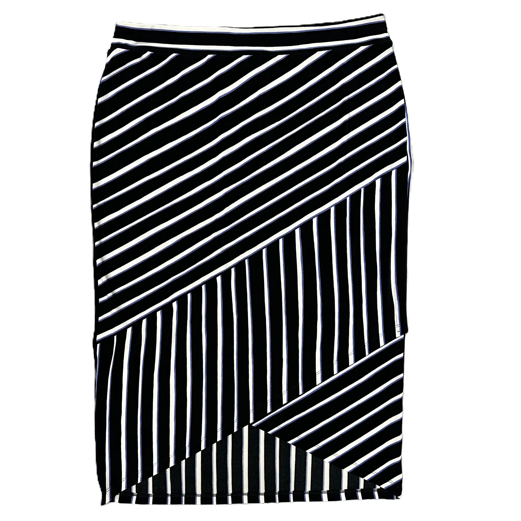 Skirt Maxi By Chicos In Striped Pattern, Size: Xl