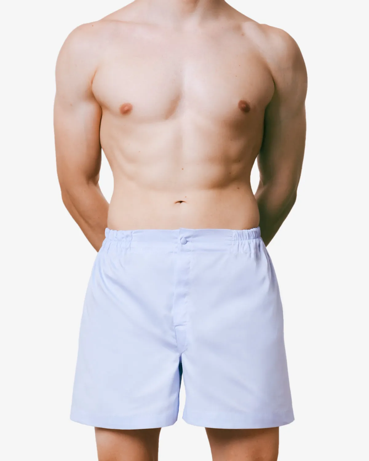 Sky Blue Cotton Boxer Short