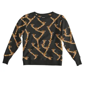 SNURK Giraffe Black Sweater Ladies