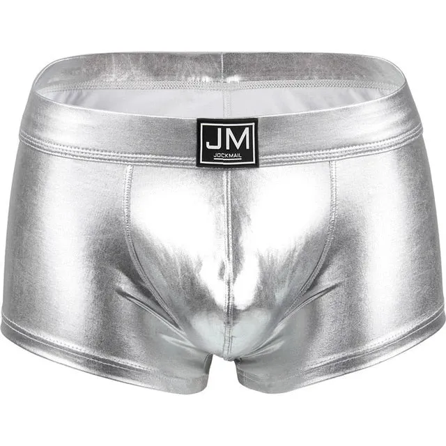 Solid Metallic Style Man Boxer