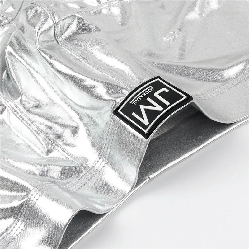 Solid Metallic Style Man Boxer