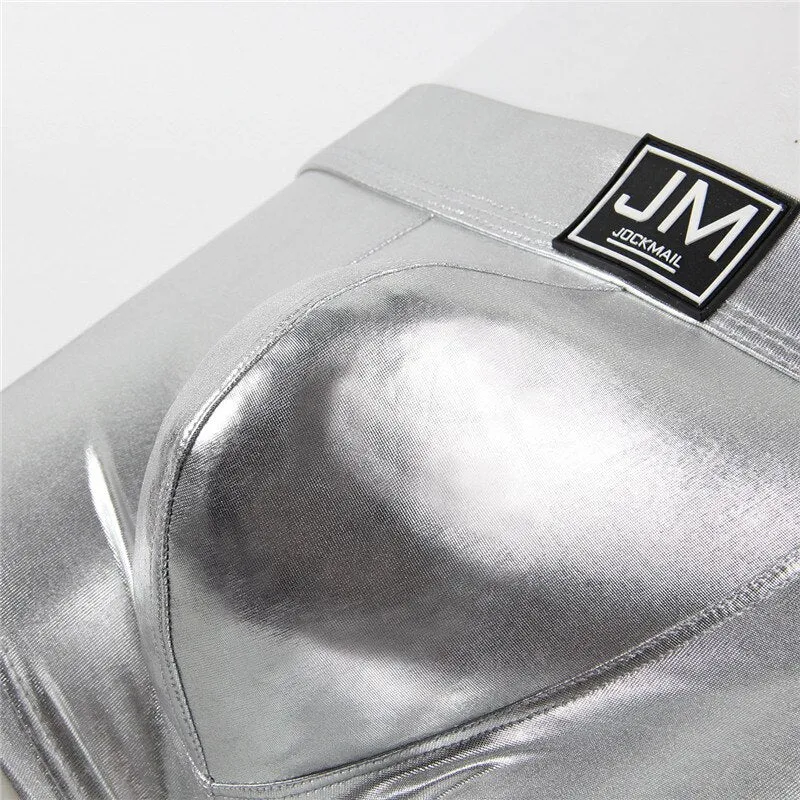 Solid Metallic Style Man Boxer