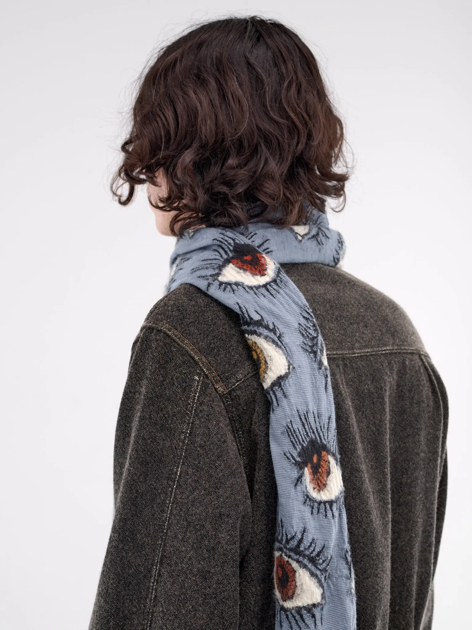 Speakeasy Happy Knit Scarf (K2410XM535-LIGHT-BLUE)