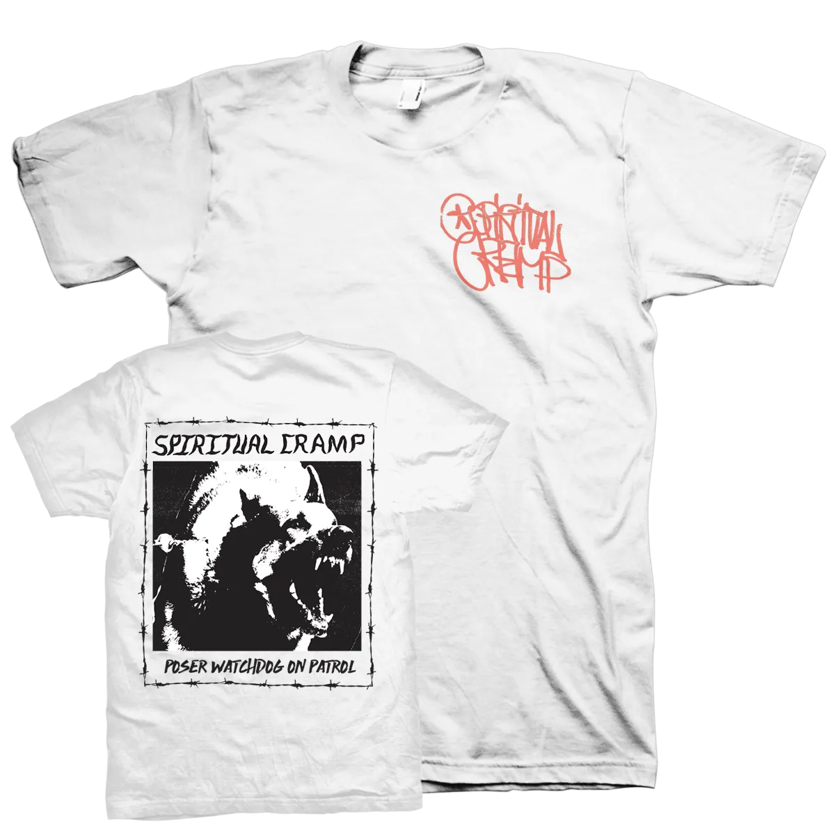 Spiritual Cramp "Patrol" White T-Shirt