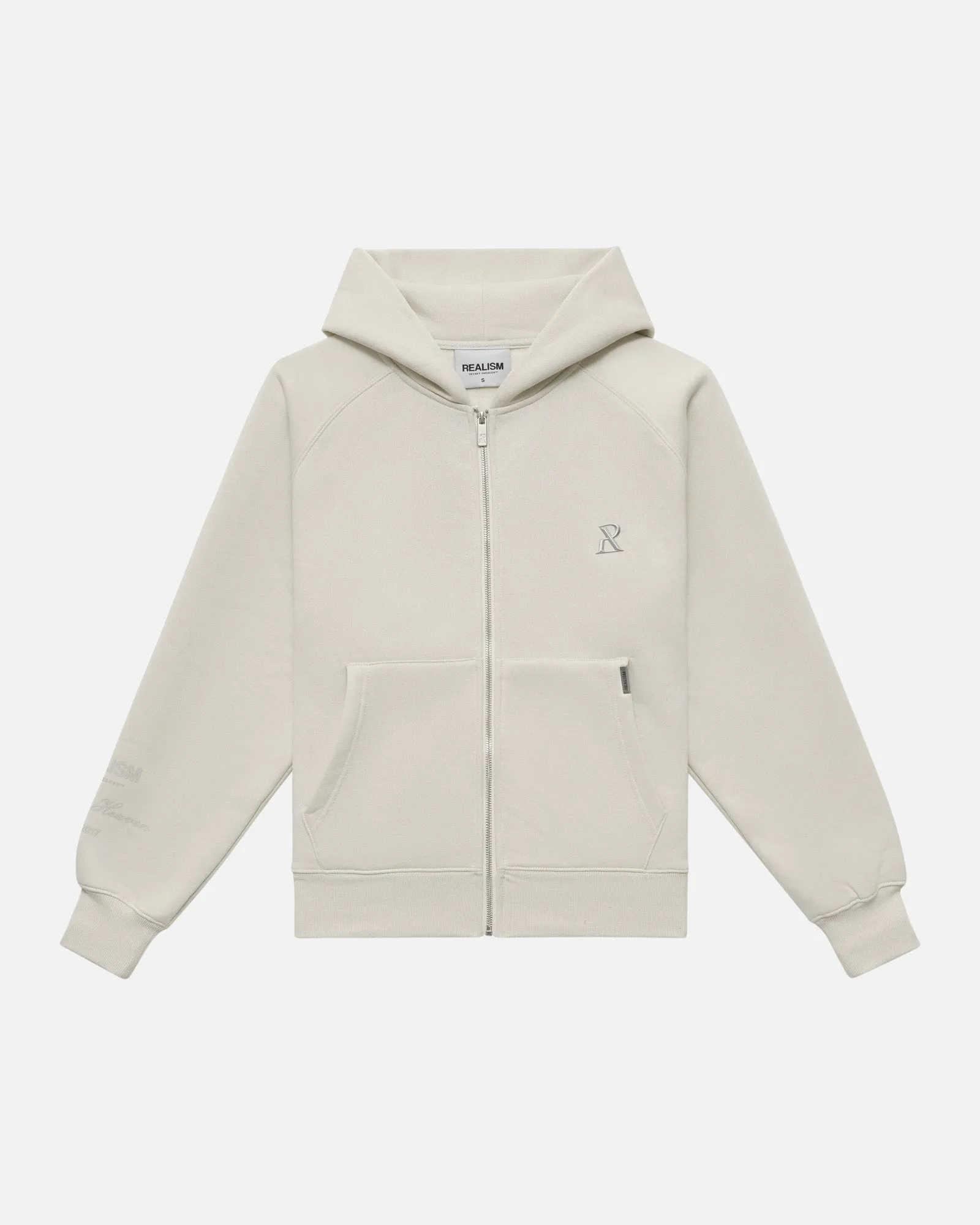 SSS REALISM RADIANT ZIP HOODIE IVORY