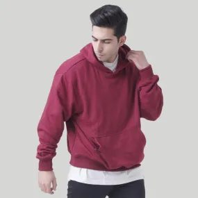 Stag Boxy Fit Rest Day Unisex Hoodie (Maroon)