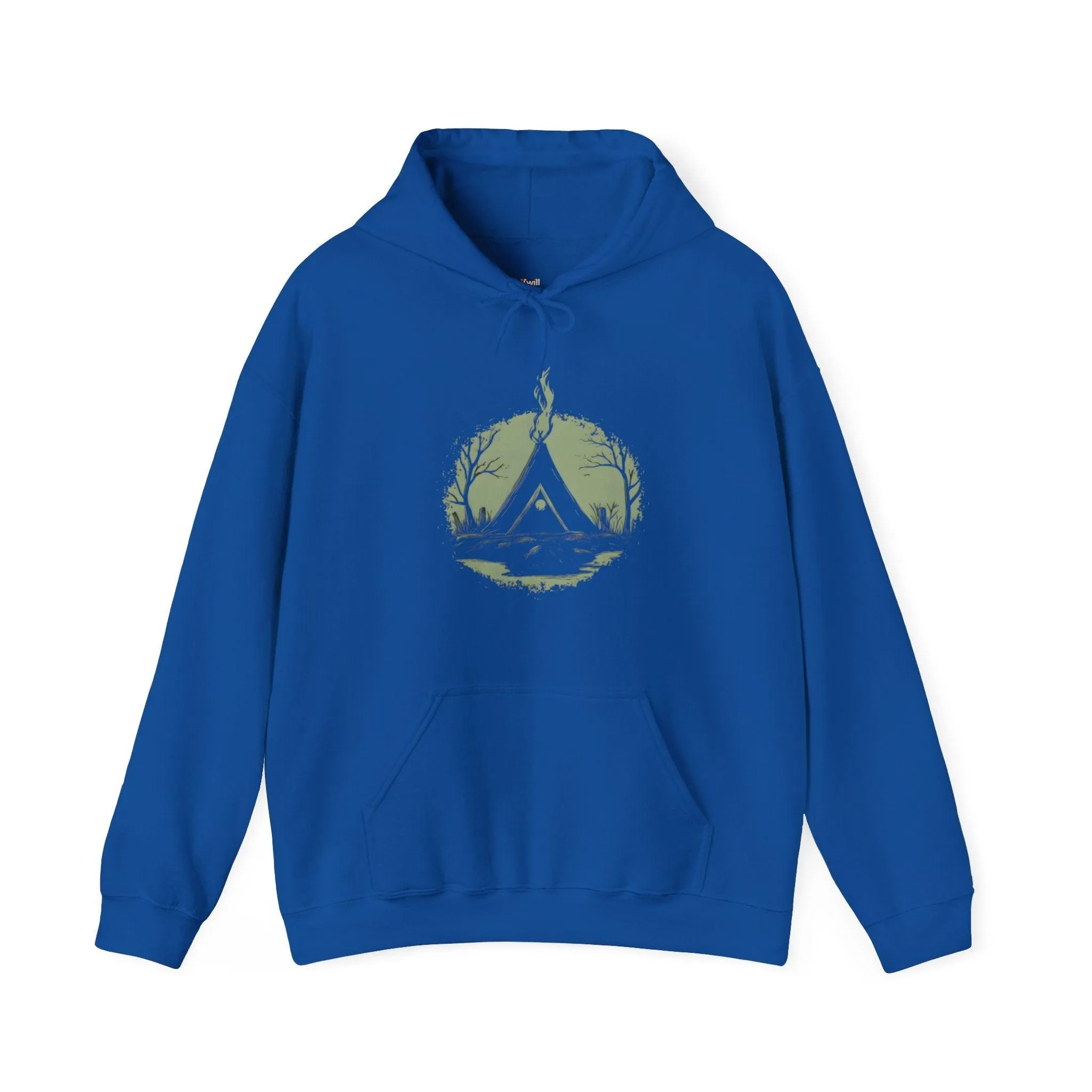 Summer Camp Minimalist Fire Hoodie